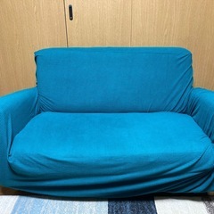 【タンスのゲン】収納付き2人掛けソファの画像