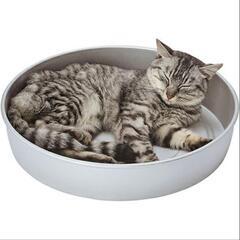 猫用ベッド ひんやり両面使えるアルミねこ缶の画像