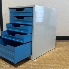 レターケース5段（スチール製）の画像