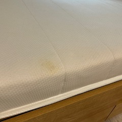 ニトリ　引き出し収納付きシングルベッド　マットレス付きの画像
