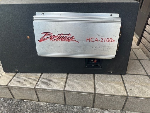 キッカーウーハーボックス　アンプセット