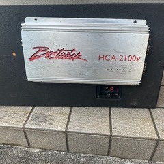 キッカーウーハーボックス　アンプセットの画像