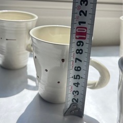 陶磁器製カップ　5つセットの画像