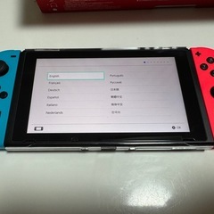 早い者勝ち！　超美品　使用時間小　任天堂　switch バッテリー強化版　フルセット　64GBメモリ付　ソフト2作品付き！の画像