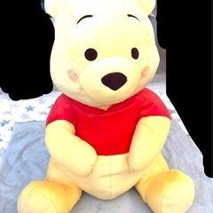 プーさん めっちゃでっかいぬいぐるみの画像