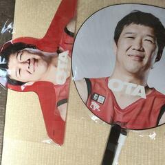 未使用　三遠ネオフェニックス　選手フェイスハンガー　推しうちわ　太田敦也の画像