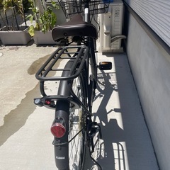 あさひ 自転車 26インチ マットブラック 6段変速の画像