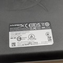 【美品】HyperX Alloy Origins 65 AG004 メカニカルキーボードの画像