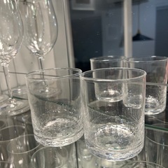 小樽ガラス　２個　タンブラーグラス　の画像