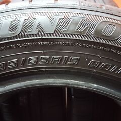DUNLOP ENASAVE EC300+ 185/65R15 15インチ 夏タイヤ 4本 22～23年製 バリ溝 ノート シエンタ MAZDA2 ティーダ ベンツAクラス等　(VTK212) の画像