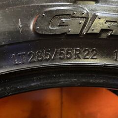 【未走行に近い】NITTO TRAIL GRAPPLER LT285/55R22 22インチ 夏タイヤ 1本 　(KTS228) の画像