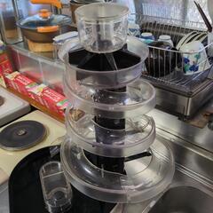 乾電池式そうめん流し機　取説あります　組み立てているので、すぐに使用できますの画像