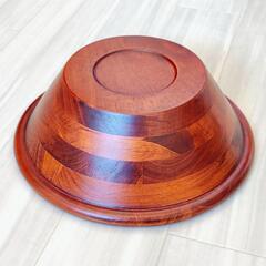 【美品】天然木サラダボウル 30cmの画像