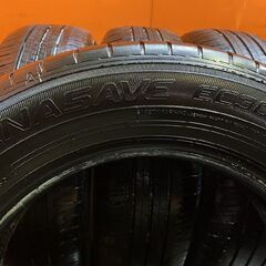 DUNLOP ENASAVE EC300+ 185/65R15 15インチ 夏タイヤ 4本 22年製 バリ溝 ノート フリード イスト アクア アリオン MAZDA2等　(KTG322)の画像