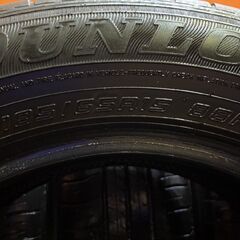 DUNLOP ENASAVE EC300+ 185/65R15 15インチ 夏タイヤ 4本 22年製 バリ溝 ノート フリード イスト アクア アリオン MAZDA2等　(KTG322)の画像
