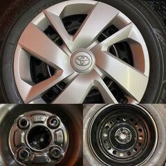 【BS BRIDGESTONE BLIZZAK VRX3 195/65R16】スタッドレス【トヨタ ライズ 純正ホイール 16インチ 6J4HPCD100】21年製 バリ溝　(KTN447)の画像