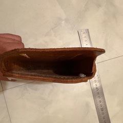 ヘリテージレザー　ボックスポーチの画像