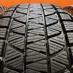 走行短め【BS DM-V3 265/65R17】スタッドレス【社外ホイール 17インチ 7.5J6HPCD139.7+25】23年製 ランクルプラド ハイラックス等 (VTN305) の画像