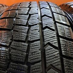 【DUNLOP WM02 215/65R16】スタッドレス【トヨタ 20アルファード 純正ホイール 16インチ 6.5J5HPCD114.3+33】22年製 バリ溝　(KTN444)の画像