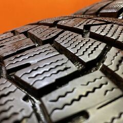 【DUNLOP WM02 215/65R16】スタッドレス【トヨタ 20アルファード 純正ホイール 16インチ 6.5J5HPCD114.3+33】22年製 バリ溝　(KTN444)の画像