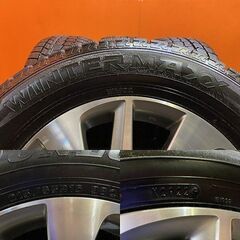 【DUNLOP WM02 215/65R16】スタッドレス【トヨタ 20アルファード 純正ホイール 16インチ 6.5J5HPCD114.3+33】22年製 バリ溝　(KTN444)の画像