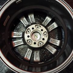 Weds NV NIRVANA ニルヴァーナ 社外ホイール 15インチ 4本 6J5HPCD100+43 プリウス等　(VHE535)の画像