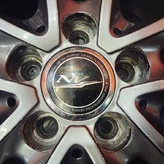 Weds NV NIRVANA ニルヴァーナ 社外ホイール 15インチ 4本 6J5HPCD100+43 プリウス等　(VHE535)の画像