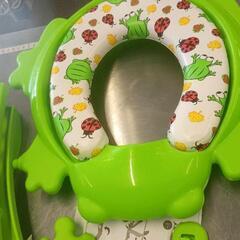 0728-073 子ども用具補助便座　トイレトレーナーの画像