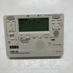 W2507-681 KORG チューナーメトロノームレコーダー TMR-50 年式表記無し 通電確認済み 中古の画像