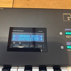 YAMAHA DX21 ディスプレイ換装済みの画像