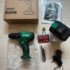 【数回のみ使用】KIMOの電動ドライバー・ドリルの画像