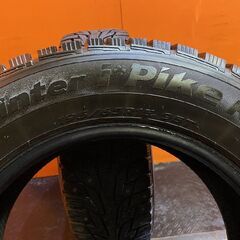 HANKOOK Winter i Pike RS 195/65R15 15インチ スパイクタイヤ 4本 バリ溝 マカロニピン ステップワゴン カローラ ウィッシュ等　(KTH329)の画像