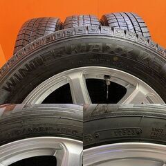 【DUNLOP WINTER MAXX WM03 215/60R17】スタッドレス【DUNLOP PRD 17インチ 7J5HPCD114.3+47】23年製 バリ溝 エスティマ C-HR等　(KTN452) の画像