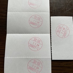 プール回数利用券　5枚の画像