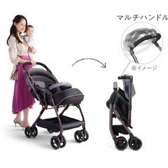 Aprica アップリカ オプティア プレミアムAB オート４輪 ハイシート の画像
