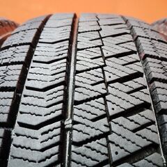【BS BLIZZAK VRX2 185/60R15】スタッドレス【ホンダ Modulo フィット 純正ホイール 15インチ 5.5J4HPCD100+50】21年製 バリ溝　(KTL461)の画像