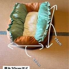 ペット用ふかふかベッドの画像