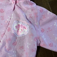レインコート　女の子の画像