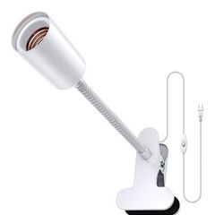 BRIM (ブリム) クリップソケット E26 電球ソケット+ LUNA 24W 植物育成ライト LED E26口金 フルスペクトル (LUNA 暖色系 (4000K))の画像