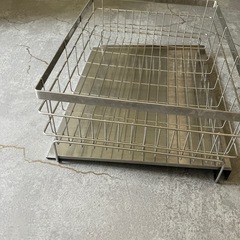 水切りカゴ　ステンレス　の画像