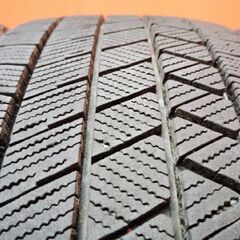 【BS BRIDGESTONE BLIZZAK VRX3 195/60R17】スタッドレス【BS ECO FORME 17インチ 7J5HPCD114.3+45】23年製 バリ溝 60プリウス等　(KTL463)の画像