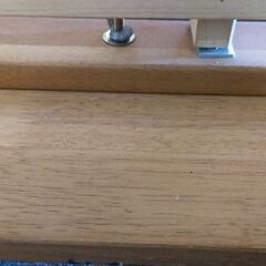 中古 折りたたみベッド 木製 の画像