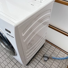 2022年製 美品
 AQW-DX12M AQUA ドラム式洗濯乾燥機　12kg まっ直ぐドラムの画像