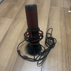 HYPERX USBコンデンサーマイク 黒/赤の画像