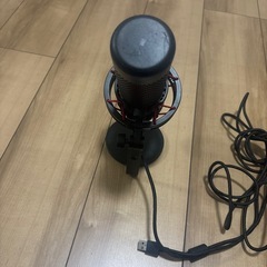 HYPERX USBコンデンサーマイク 黒/赤の画像
