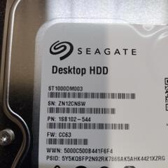 3.5インチ　SEAGATE社製　ハードディスク　1TB！の画像