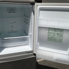 【RKGRE-541】特価！アクア/AQUA/126L 2ドア冷凍冷蔵庫/AQR-13K(S)/中古品/2021年製/当社より近隣無料配達！の画像