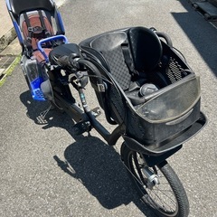 ブリヂストン　子供乗せ自転車　3段ギア　訳ありの画像