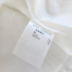 FOXEY NEW YORK タック入りストレッチシャツ ホワイト 38サイズの画像