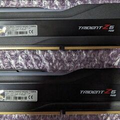 G.Skill Trident Z5 RGB　DDR5-6600 CL34-40-40-105 1.40V 16GBx2の画像